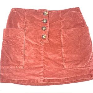 BDG Velvet Mini Skirt